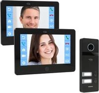 ELRO PRO PV40 Full HD Video-T&uuml;rsprechanlage f&uuml;r 2 Familien, 1080P, 2x 7 Zoll