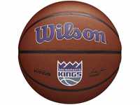 Wilson Basketball TEAM ALLIANCE, SACRAMENTO KINGS, Indoor/Outdoor, Mischleder,