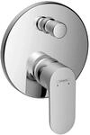hansgrohe Wannenarmatur Rebris S, Unterputz Badarmatur f&uuml;r 2 Funktionen, Chrom