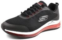 Skechers Herren Skech-air Element 2.0 Lomarc Sneaker, Black Mesh Red Synthetic Trim,