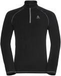 Odlo Fleecepullover f&uuml;r Herren Rigi | Schwarz | Gr&ouml;&szlig;e M | Midlayer mit