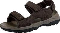 Skechers Herren Tresmen-Garo Open Toe Water Sandal, Chocolate Synthetic, 45 EU