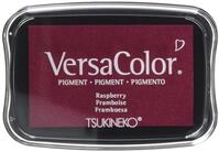 Rayher Hobby 29017275 Tsukineko Versa Color Pigment-Stempelkissen, raspberry, 9,6 x
