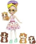 ENCHANTIMALS City-Tails Glee Guinea Pig Familie - Meerschweinchen-M&auml;dchen Puppe mit