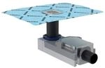 Geberit - Geberit Ablaufgarnitur f&uuml;r Baudusche, Bodenstruktur ab 65 mm, D40 mm