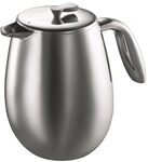 Bodum columbia Kaffeebereiter (Doppelwandig, Edelstahl, Sp&uuml;lmaschinengeeignet, 1,5