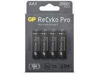 GP Batteries ReCyko+Pro HR06 Mignon (AA)-Akku NiMH 2000 mAh 1.2V 4St.