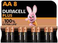 Duracell Plus Power Alkaline Batterien Mignon (AA)-8 Stück, LR06