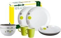 Brunner 0830143N.C7B Campinggeschirr Set f&uuml;r 2 Personen, T&ecirc;te-&Agrave;-T&ecirc;te Space,