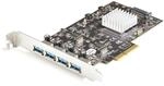 StarTech.com 4-Port USB PCIe Card 10Gbps 3.1/3.2 Gen 2 Type-A PCI Express Expansion 2