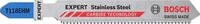 Bosch Accessories 3x Expert &lsquo;Stainless Steel&rsquo; T 118 EHM Stichs&auml;geblatt...