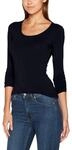 ONLY Damen Onllive Love Life L/S Oneck Top Noos JRS T Shirt, Schwarz, XS EU