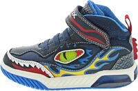 Geox Jungen J Inek Boy Sneakers, Navy Lt Blue, 24 EU