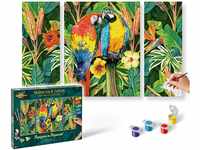 Schipper 609260853 Malen nach Zahlen - Papagaien im Regenwald -Bilder malen für