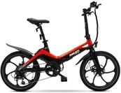 DUCATI MG20, Unisex-Erwachsene City-Elektrofahrrad, 20 Zoll, Rot, Einheitsgr&ouml;&szlig;e