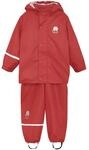 Celavi Unisex Basic Rainwear Set - Solid Pu Regenjacke, Baked Apple, 90 EU