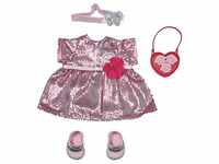 Baby Annabell Deluxe Glamour Set mit Puppenkleid, Schuhen und Accessoires, für...