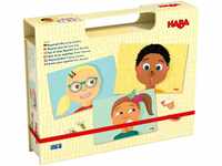 HABA 306545 - Magnetspiel-Box Lustige Gesichter, Magnetspiel ab 3 Jahren, Bunt