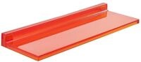 Kartell Shelfish, Orange Dark, 15 x 4 x 45 cm