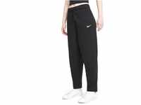 Nike Damen Essential Clctn FLC CRV Hose, schwarz/weiß, L