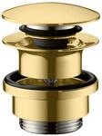 hansgrohe Ablaufgarnitur Push-Open f&uuml;r Waschtisch- und Bidetmischer Polished Gold