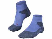 FALKE Women's RU Trail W SO Breathable Anti-Blister 1 Pair Running Socks, Blue