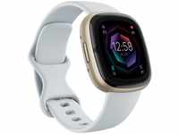 Fitbit Sense 2 by Google Smartwatch Damen / Herren Fitnessuhr integriertem GPS