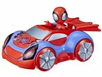 Marvel Spidey and His Amazing Friends Leuchtender Web-Flitzer, Spielzeug mit...