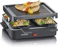 SEVERIN Mini Raclette-Grill f&uuml;r 4 Personen, platzsparend und kompakt,