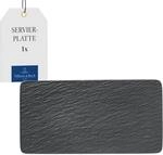 Villeroy & Boch &ndash; Manufacture Rock Servierplatte Schwarz, Sp&uuml;lmaschinenfest,