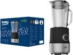 BEKO Tischmixer TBN81808BX, 800 W, 6 Geschwindigkeiten, 4 Edelstahlklingen, 1750 ml,