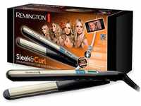 Remington Glätteisen Sleek & Curl (abgerundetes Design -ideal zum Glätten &...