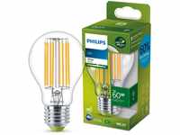 Philips LED Classic ultraeffiziente E27 Lampe (60 W), LED Lampe mit...