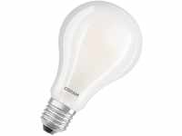 OSRAM LED Star Classic A200, matte Filament LED-Lampe in Birnenform, B22d...