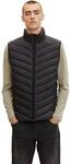 TOM TAILOR Herren Lightweight Stepptweste 1031473, 29999 - Black, XL