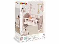 Smoby Toys - Baby Nurse Puppenwiege mit Mobile - Puppenbett mit Wippfunktion...