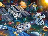 Ravensburger Kinderpuzzle - 12692 Expedition Weltraum - Weltall-Puzzle f&uuml;r...