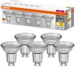 Osram LED Base PAR16, Sockel: GU10, Nicht Dimmbar, Warmwei&szlig;, Ersetzt eine
