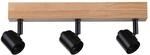 Paulmann 66772 Strahler Arvid 3-flammig max. 3x20 Watt Deckenleuchte Schwarz/Holz