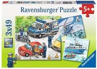 Ravensburger Kinderpuzzle - 09221 Polizeieinsatz - Puzzle f&uuml;r Kinder ab 5...