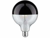 Paulmann 28680 LED Lampe Filament G125 6W Leuchtmittel Kopfspiegel Schwarz Chrom
