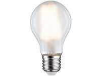 Paulmann 28729 Filament 230V LED Birne 7,5W dimmbar Leuchtmittel Matt, Weiß