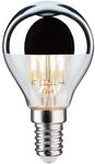 Paulmann 28667 LED Lampe Filament Tropfen 4,8W Leuchtmittel Kopfspiegel Silber...