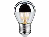 Paulmann 28668 LED Lampe Filament Tropfen 4,8W Leuchtmittel Kopfspiegel Silber...