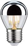 Paulmann 28668 LED Lampe Filament Tropfen 4,8W Leuchtmittel Kopfspiegel Silber...
