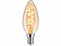 Paulmann 28751 LED Lampe Filament Kerze Vintage 4W Leuchtmittel dimmbar Gold...