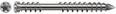 SPAX Terrassenschraube, Fixiergewinde, Zylinderkopf, T-STAR plus, CUT-Spitze,