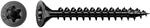 Spax Universalschraube, Senkkopf, schwarz, T-STAR plus, Vollgewinde (3x20 mm 200