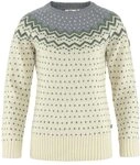 Fj&auml;llr&auml;ven Damen &Ouml;vik Knit Sweatshirt, Chalk White/Flint Grey, L
