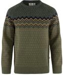 Fj&auml;llr&auml;ven Herren &Ouml;vik Knit Sweatshirt, Laurel Green/Deep Forest, M
